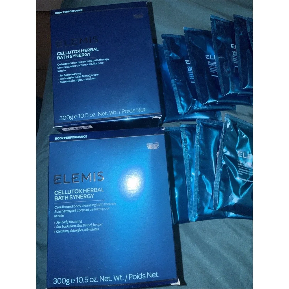 Elemis‎ Cellutox Herbal Bath Synergy 2 Boxes 300g 10.5 fl oz 20 Sachets